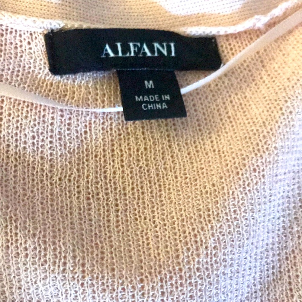 Brand new light peach sweater wrap sz medium